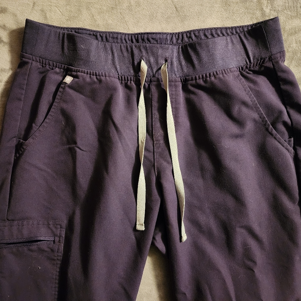 Purple Shadow Zamora jogger scrub pants